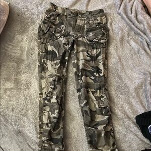 Target Camouflage Straight Leg Jeans